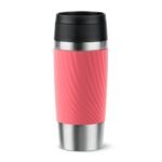 TEFAL Thermal Bottle Travel Mug Twist-Coral, Comfort Screw Lid