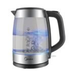 Midea MK-17G03A2 1.7L Glass Electric Kettle – 2200W Cordless with 360° Base