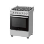 Midea 60*60- 3Gas + 1 Electric Standing Cooker With Electric Oven (60E3G1H4F-SL)-Silver