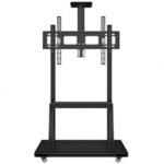 Heavy-Duty TV Mount Trolley For 32"-75" TVs - Black