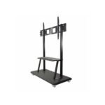 TAVR Mobile TV Stand Rolling Cart for 32-83" TVs Height Adjustable Lock Wheels
